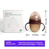 Baby weaning silicone bottle, wide mouth with rice paste spoon head water cup suction nozzle imitation breast milk anti-flatulence bottle
