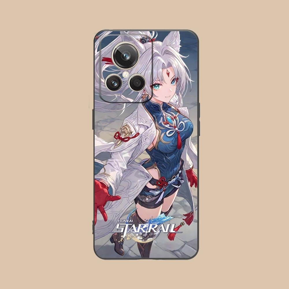 Honkai Star Rail Feixiao Mobile Cell Phone Case for Realme GT 2 9i 8i 7i Pro X50 X2 C35 C21 C20 C11 C3 Black Phone Cover Shell