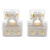 2 Pcs Battery Terminal Connectors 0 2 4 6 8AWG with Shims Protector Cover for Cars Caravans RVs Trucks Pickups