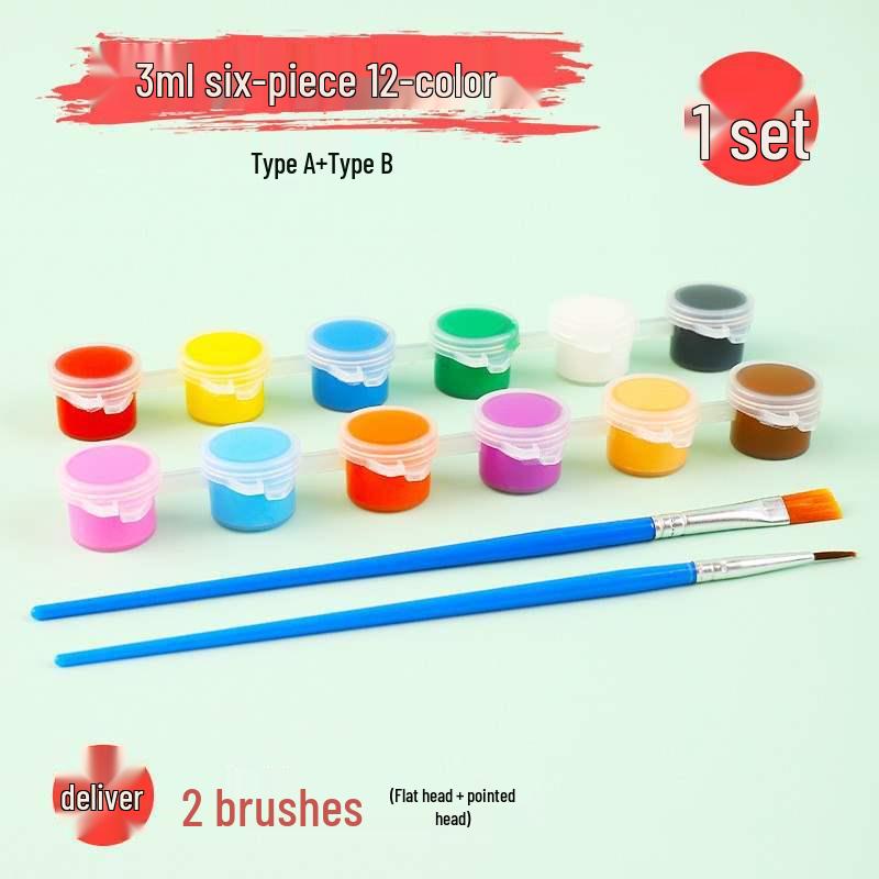 Child's DIY Painted Straw Hat Kit - Creative Art & Coloring for Kindergarten