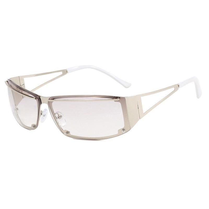 Y2k Sunglasses Women Fashion Brand Designer Gradient Goggle Sun Glasses Men Steam Punk Glasses Shades Eyewear Mirror Eyeglasses