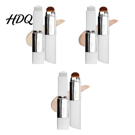 12 Hour Wear Foundation 13G 2-In-1 Color Changing Foundations Stick Dual-Ended with Full Coverage Brush Medium To Concealer Cream Makeup Long Lasting