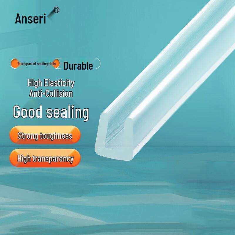 Transparent U-Channel Edge Trim