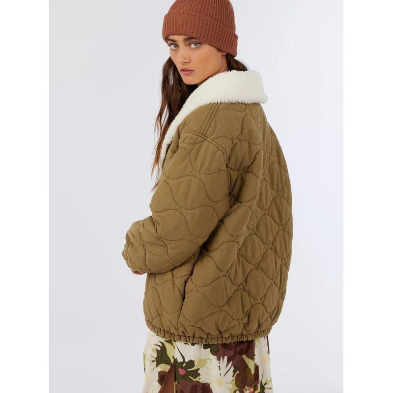 American ONeill Wash Old-Fashioned Woven Quilting High Pile Lining Collar Super Warm Cotton-padded jacket Outerwear USD 145