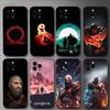 God Of W-War Phone Case For iPhone 16,15,14,13,12,11,XS,XR,X,8,7,Pro,Max,Plus,mini Silicone Black Cover