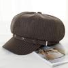 Adult Beret Hat Breathable French Style Baseball Caps Breathable Octagonal Hat