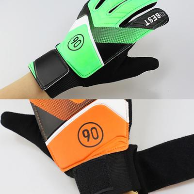 1 Pair Children Soccer Goalkeeper Gloves Anti-Collision Latex Pu Goalkeeper Hand Protection Gloves Football Accessories For Kids