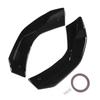 1 Pair Rear Bumper Side Splitters Left and Right Bright Black Replacement For Benz A‑Class W177 A35 A45 AMG‑Line