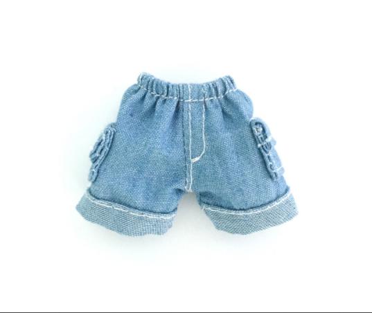 Roupas OB11 Shorts Jeans Cinco Cores Decoração Moda Molly, Corpo GSC, Roupas para Boneca BJD 1/12 Brinquedo Roupas