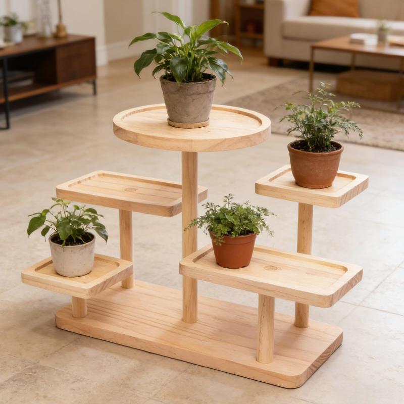 Wooden Cake Display Stand Versatile Storage Shelf For Home Party And Wedding Decoration