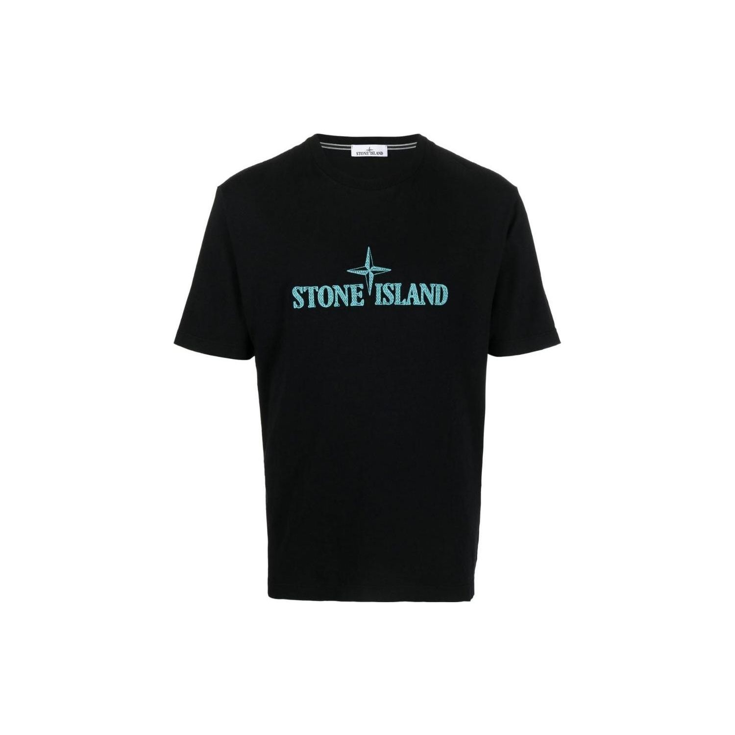 Stone Island Script T-shirt Zwart Heren Tops 781521579-V0029 XXL black