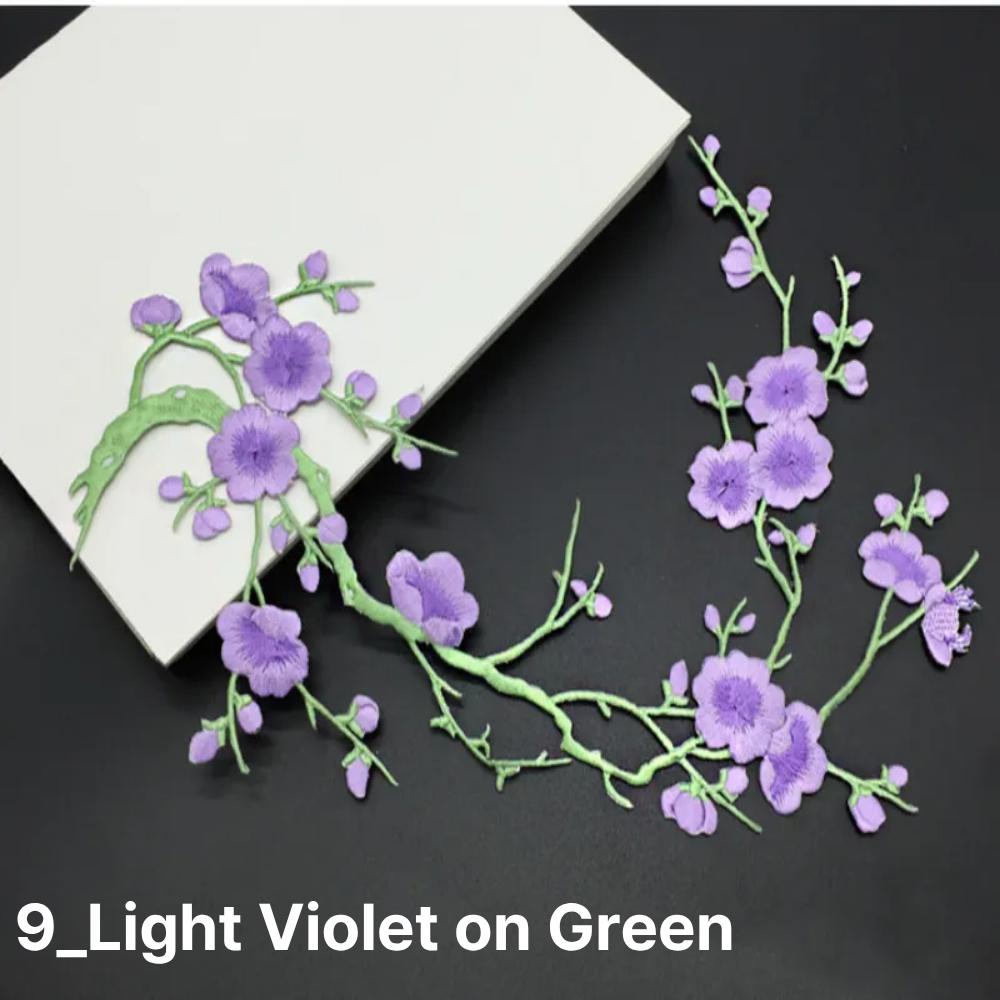 Výšivka/Znak s korejskou sérií Velká švestka