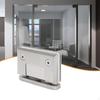 Glass Door Hinge Bathroom Gate Clamp Stainless Steel 90 Degree Positioning, Functional Cabinet