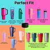 2-Pack Silicone Boot for Stanley 40 30 Oz Quencher Adventure Tumbler, IceFlow 30 20 Oz, Stanley Cup Protector