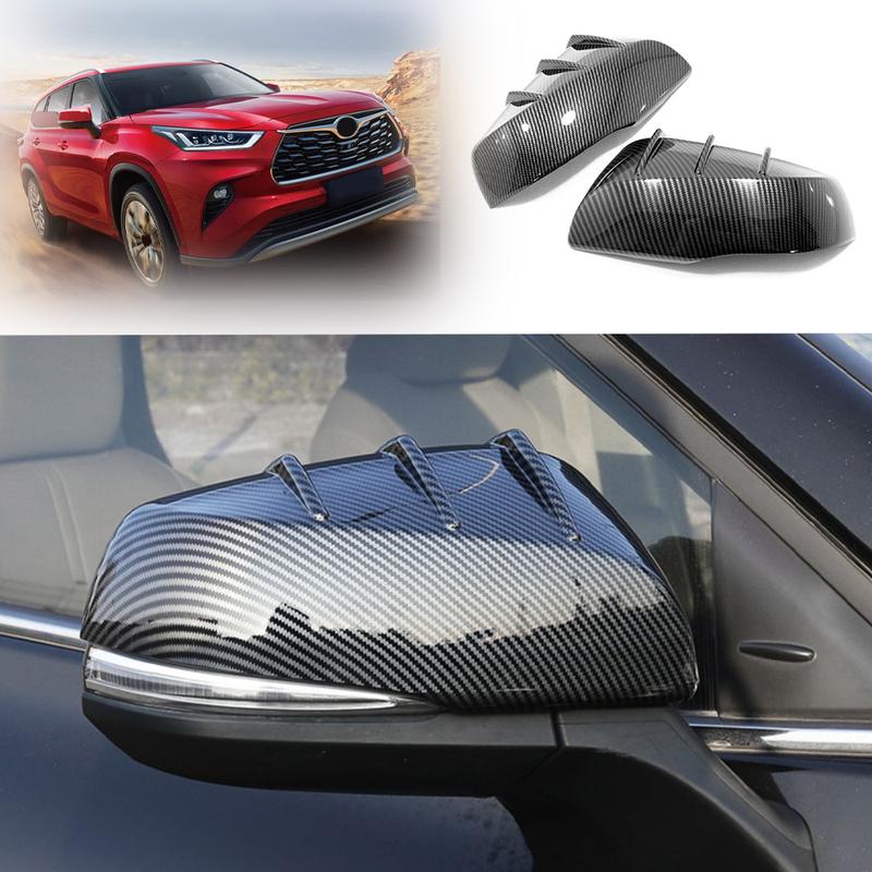 Rearview Mirror Cover Protector For Toyota Highlander Kluger 2024 Car Accessories Rearview Mirror Rain Eyebrow Sticker