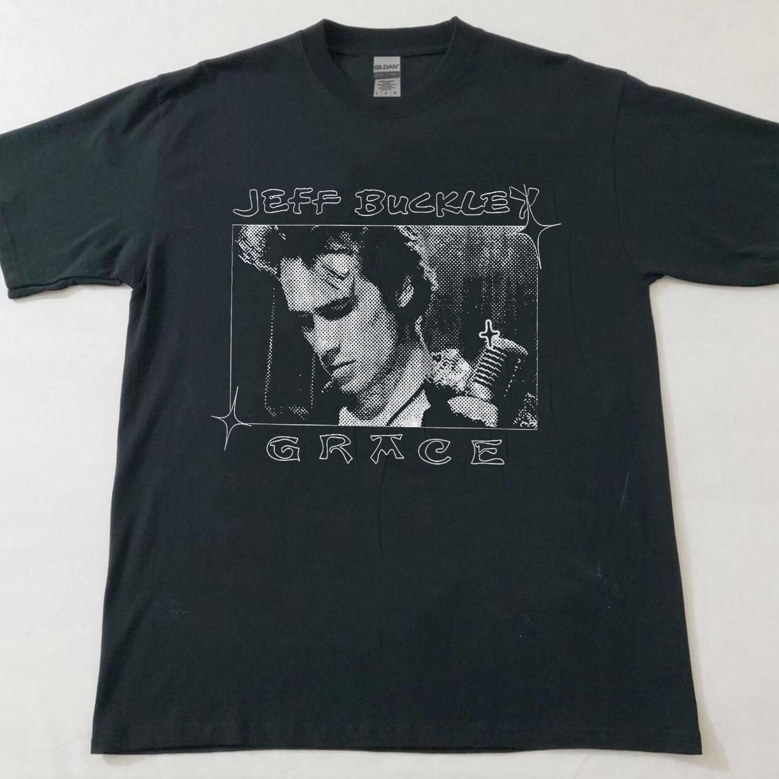 Jeff Buckley shirt, Retro band tees, , Alt rock , Goth Clothing, Unisex S
