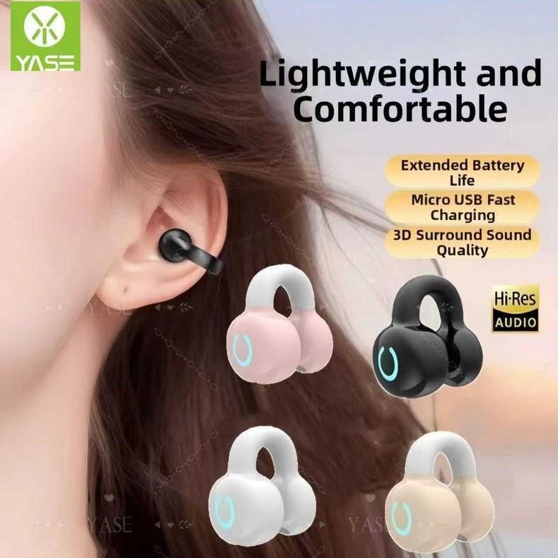 YX09 Bluetooth Earbuds - True Wireless, Ear Clip Style, Gaming & Sports, Ultra-Long Battery, Ultra-Low Latency, Best Seller