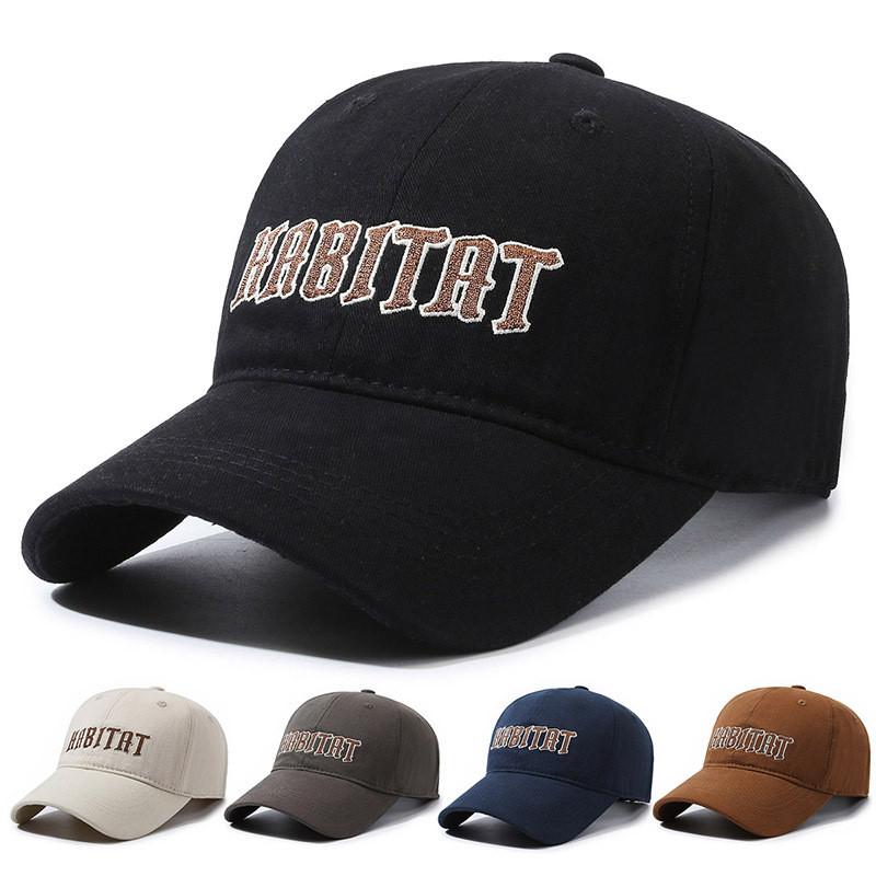 Embroidered Habitat Lettered Baseball Cap Men Women Spring Autumn Shade Sports