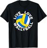 Live Love Wallyball. Wallyball Player Gift T-Shirt