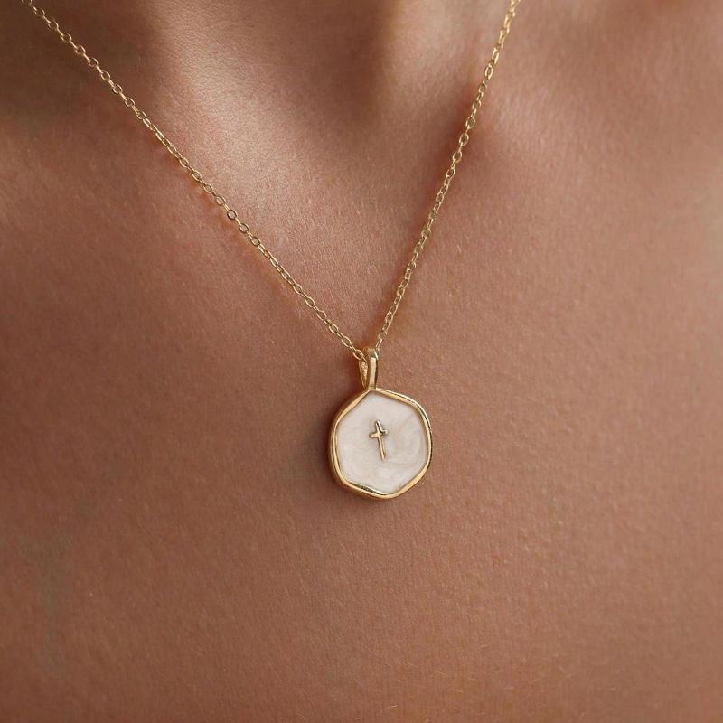 Cute Small Cross Choker Necklaces Everyday Simple Cross Charm Choker Minimalist Religious Jewelry Cute Gifts Christian Gifts for Women