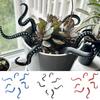 Garden Stakes Octopus Tentacle Stakes Decorative 7 Piece Support Climbing Sticks Glow In the Dark for Lawn Yard Potted Outdoor