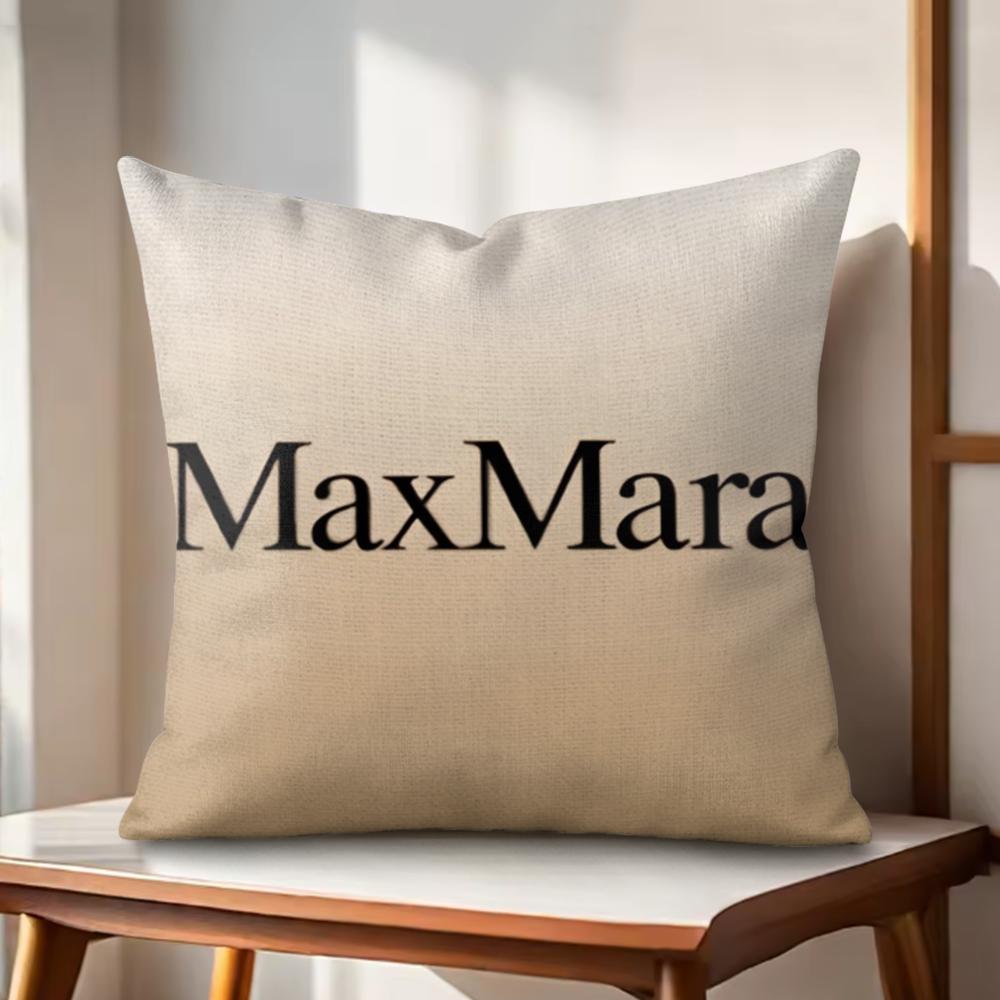 

Luxury Fashion MMax MMara Cushion Cover Natural Linen Organic Fabric DoubleSided Printing Couch Pillow Covers Home Decor 30x30cm