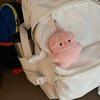 Cute Pink Pig Plush Keychain Pendant Cute Pig Necklace Charm Plush Keychain Plush Material Backpack Pendant Gift for Kid