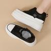 Autumn New Heightening Little White Shoes Women's Versatile Muffin Platform Casual Shoes Sports Board Shoes Women's Soft-soled Trendy Shoes