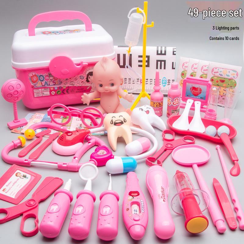 Kids' Doctor Playset: Medical Tools, Stethoscope, Injection, Ambulance
