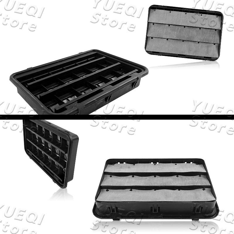 OE 64226962293 Car Black Trunk Air Vent Grille Rear Fender Air Outlet For BMW E46 E90 F10 F12 F18 E83 E53 1997-2017 Auto Parts