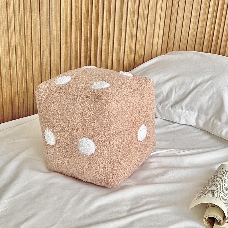 Creative Minimalist Home Decor Pillow Fun Plush Dice Throw Cushion Sofa Pillow Floor Cushion Hugging Pillow