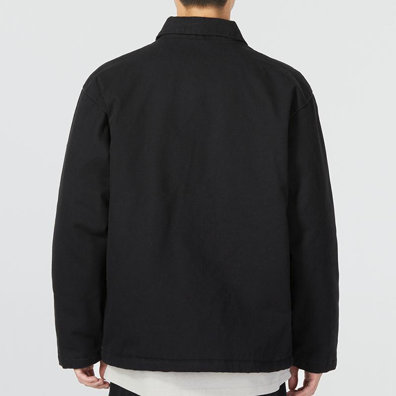 Nike Mens Filled Work Jacket with Embroidered Logo Men Outerwear Black DQ4939-010