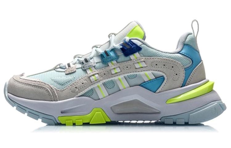 Li Ning Reverse 2020 Дышащие Низкие Повседневные Кроссовки Женские Сине-серые AGCQ182-4 36