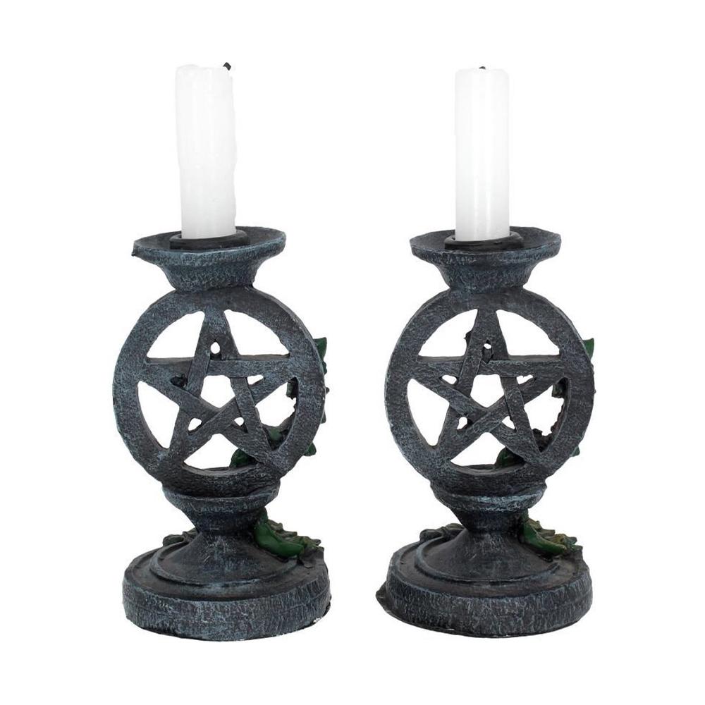Nemesis Now Pentagram Candle Holder (Pack of 2)