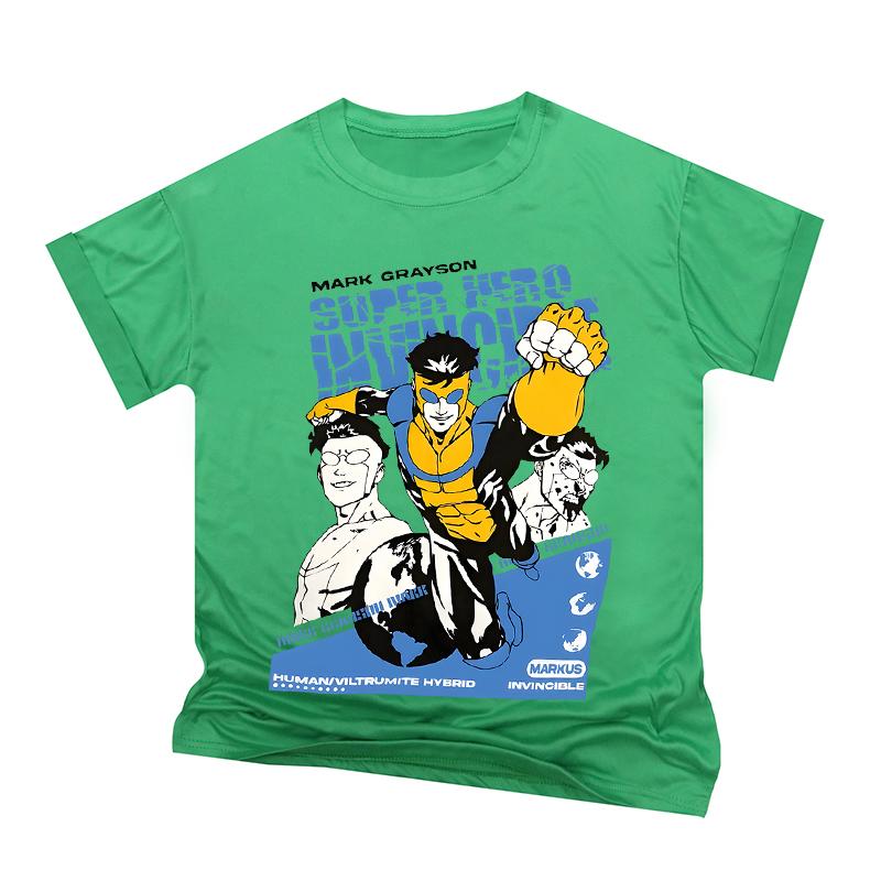 Invincible Universe Cartoon T-Shirt, Shirt Omni-Man Shirt, Graphic T Shirts, Oversized T Shirt, Men Clothing