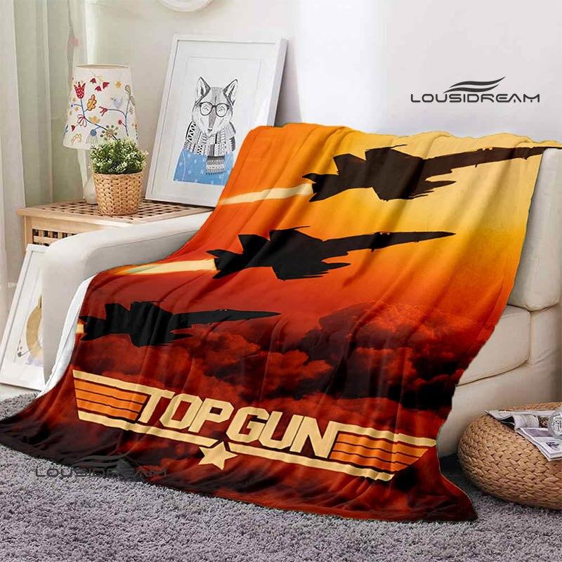 Classic Movie Top Gun Blanket Children's warm and beautiful blanket soft and comfortable blanket birthday gift