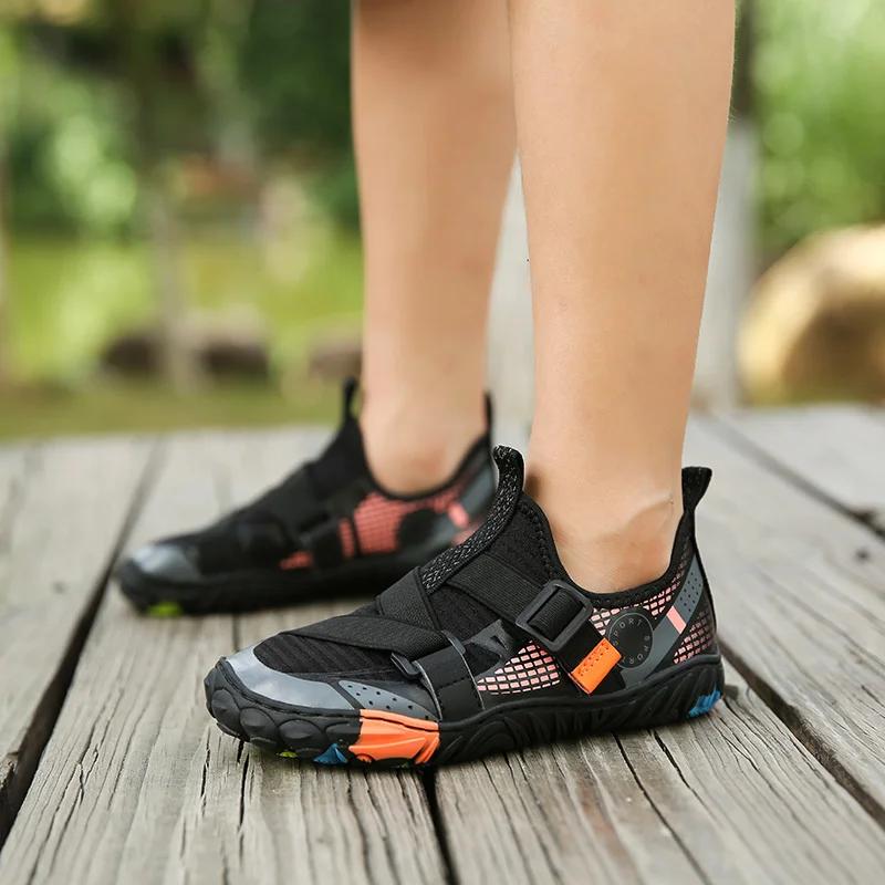 Children Beach Aqua Shoes Boy Girl Barefoot Water Shoes Quick-Dry Drainage Diving Swim Sandals Kids Fishing Surf Wading Sneakers