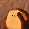 Cat Night Lamp Battery Powered Night Light Portable LED Night Light  Bedroom