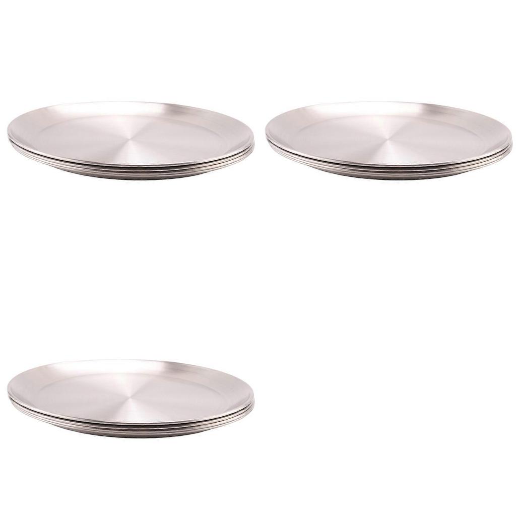 12 Pack 12 Inch Pizza Tray,Stainless Steel Pizza Oven Baking Tray,Round Pizza Baking Sheet,for Baking Roasting Serving