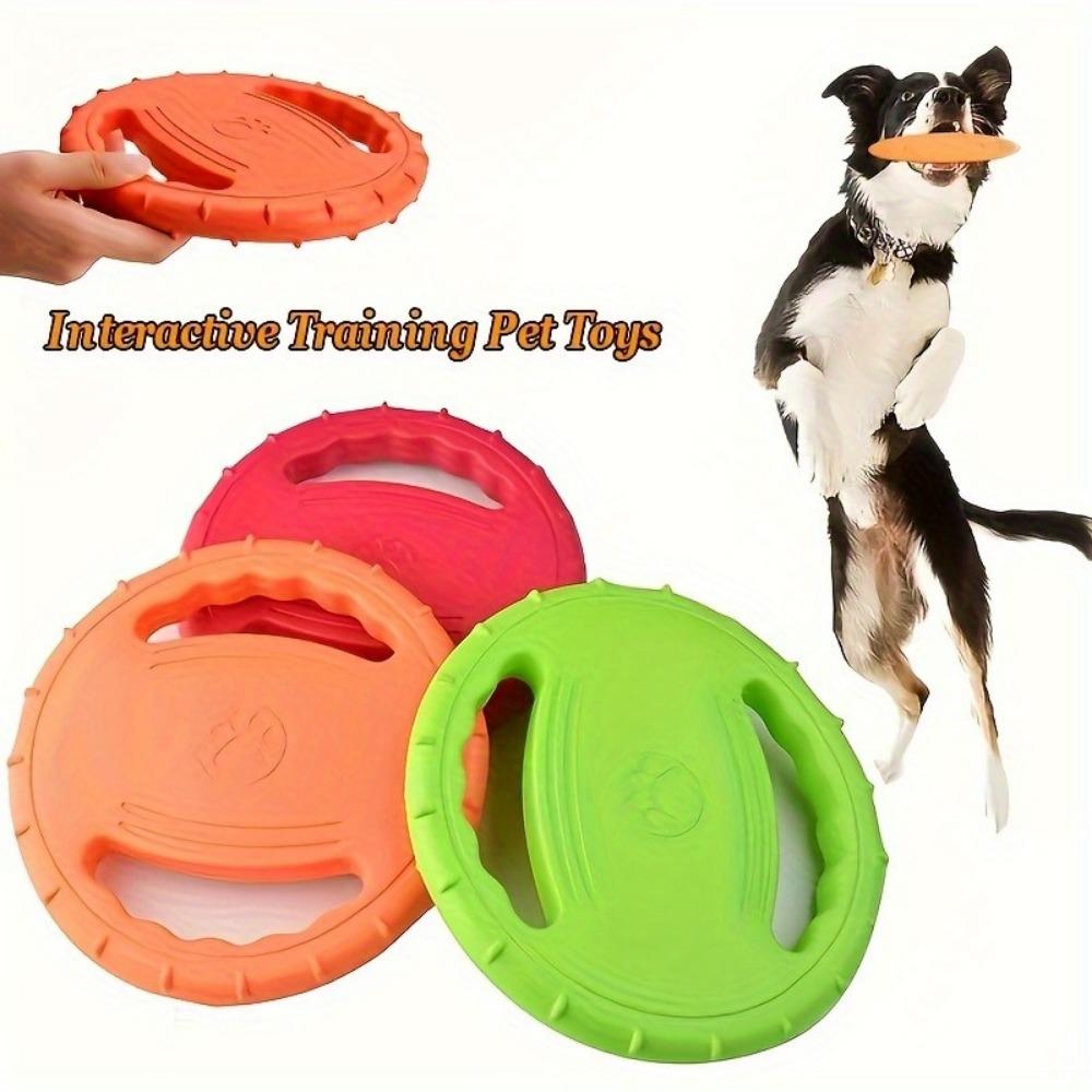 1PC Durable EVA Dog Chewing Training Loop - Chewable Floating Toy, Durable Vinyl Material, Dog Toy