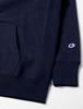 Champion Size Storm Reverse Zip Hooded Sweatshirt Men's Full-Zip Hoodie, C3-L109, Navy, Small, Fleece-Lined Shell, Warm, Water-Repellent, Windproof,