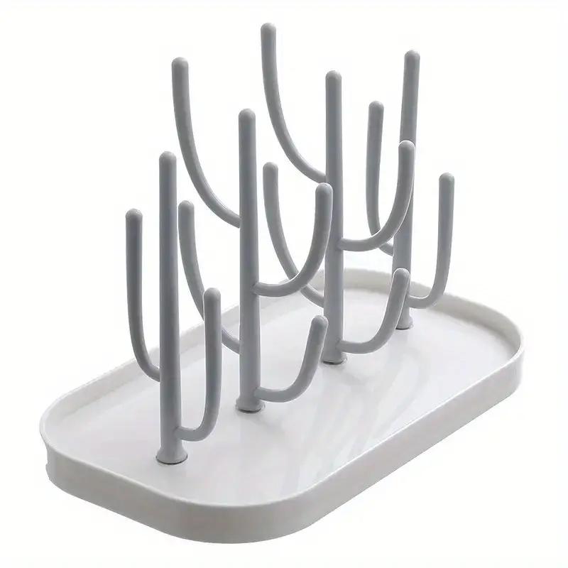 Baby Tree-shaped Milk Bottle Drain Rack, Dust-proof Milk Bottle Holder, Cup Drain Rack Easter Gift