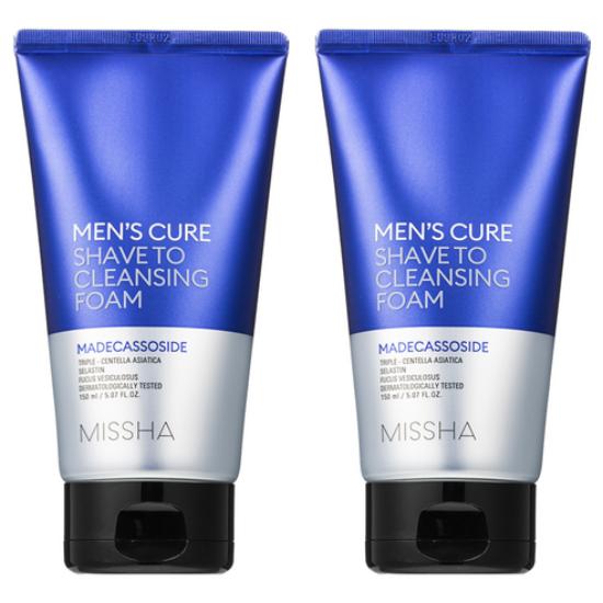 

MISSHA Мужская пена для бритья Cure для умывания 150 мл - 2 шт. (Набор из 2)