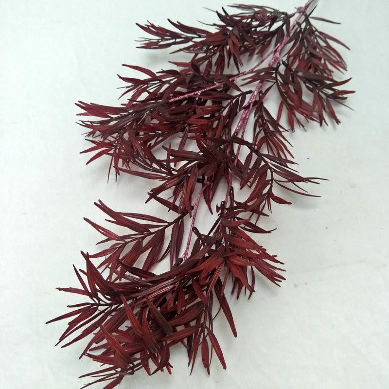 Plastic Bamboo Leaves For Wedding Photography Props And Home Decoration Gift