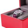 Pojedyncze Pudełko Ekspozycyjne na Zegarek Drewniane Etui do Przechowywania Męskich Zegarków na Rękę Pudełka na Zegarki Mechaniczne Wysokiej Klasy Etui Prezentowe na Zegarki z Poduszką