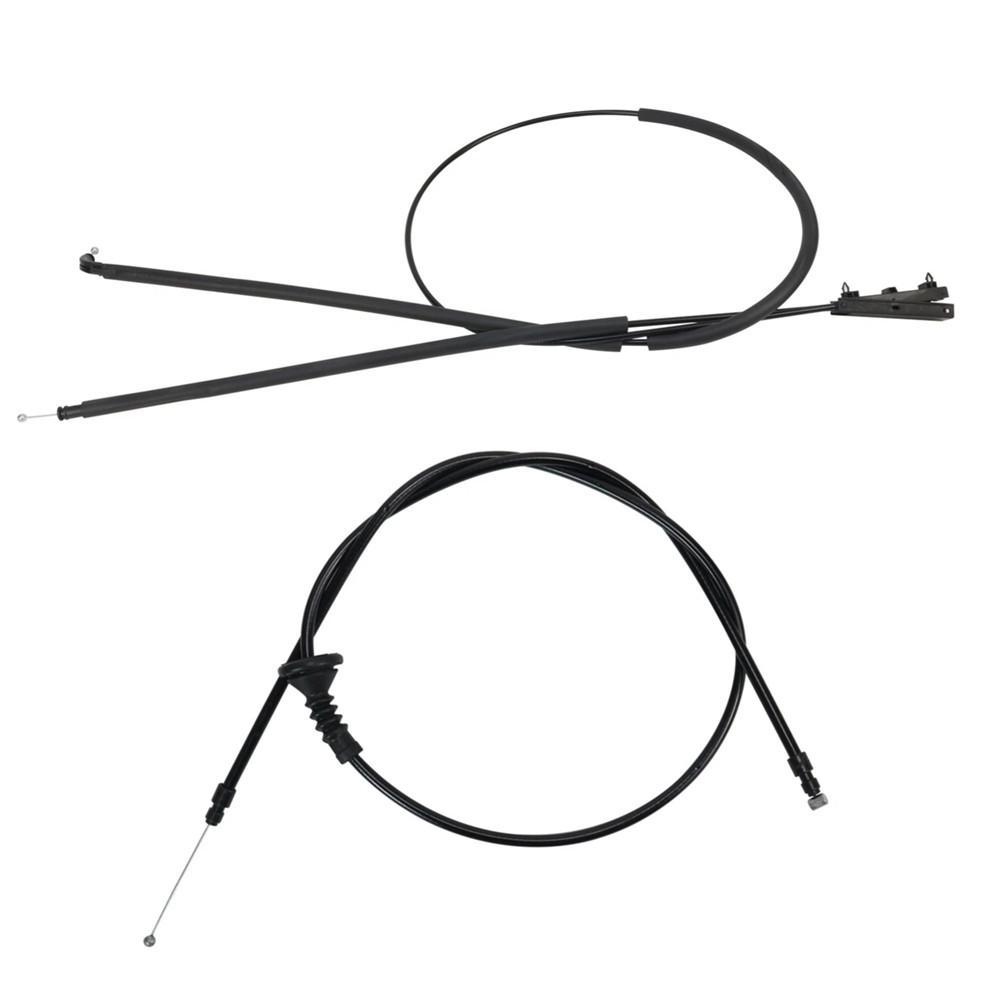 1Piece For BMW F30 F32 F33 F36 320iX 428iX M3 M4 Compatible Car Engine Hood Release Cover Cable 51237396161 51237313782