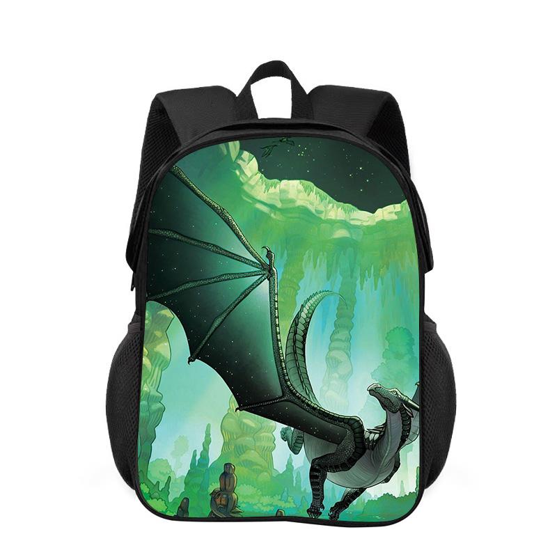 Wings of Fire Backpack Shoulder Protection Cartoon Printed Primary School Boys and Girls Versatile Trendy Backpack