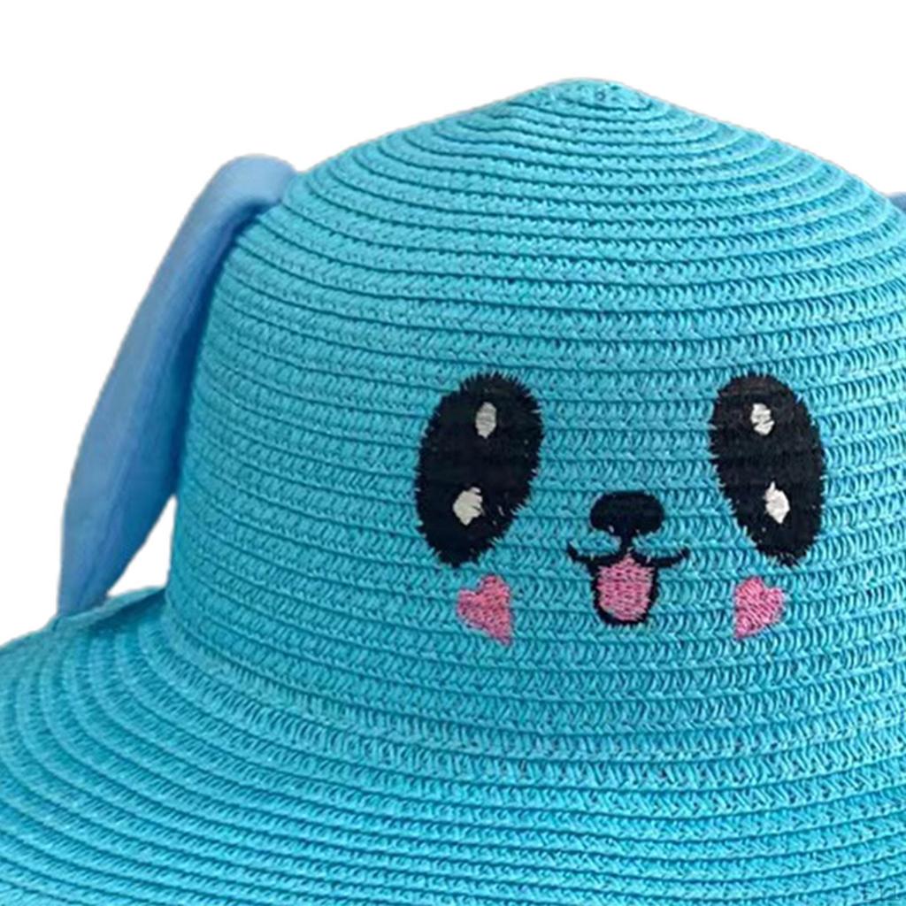 Baby Caps Bunny Hat Fishing Outdoor Portable Cartoon Beach Panama Cap Ears Accessories