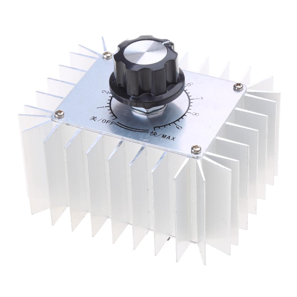 Upgraded 5000W Motor Speed Regulator Efficient Power Regulator 220V 5000W Thyristor Motor for Electrical Appliances