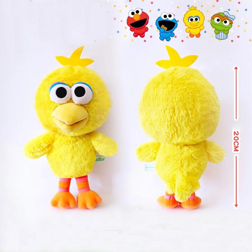 Classic Sesame Street 20cm Stuffed Doll Kids Plush Toy Big Bird Elmo Cookie Monster Official Licensed Plush Doll Soft Gift